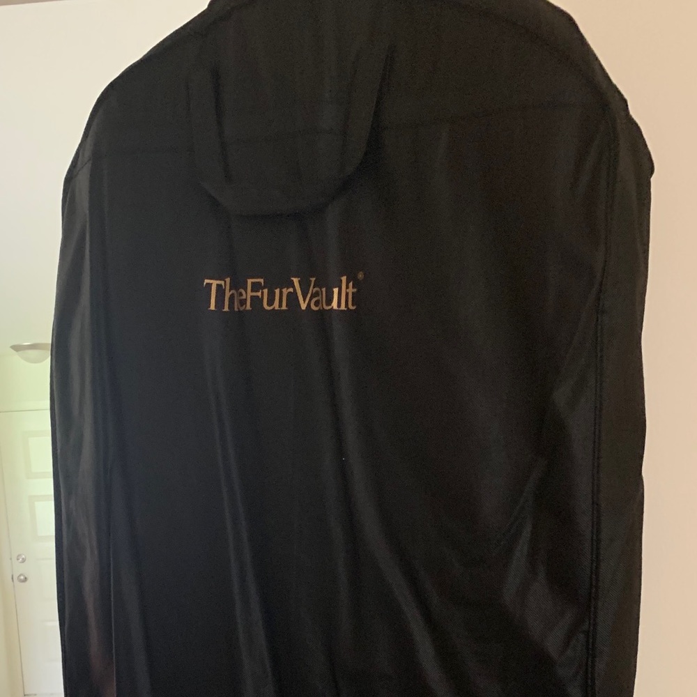 Full length mink fur coat